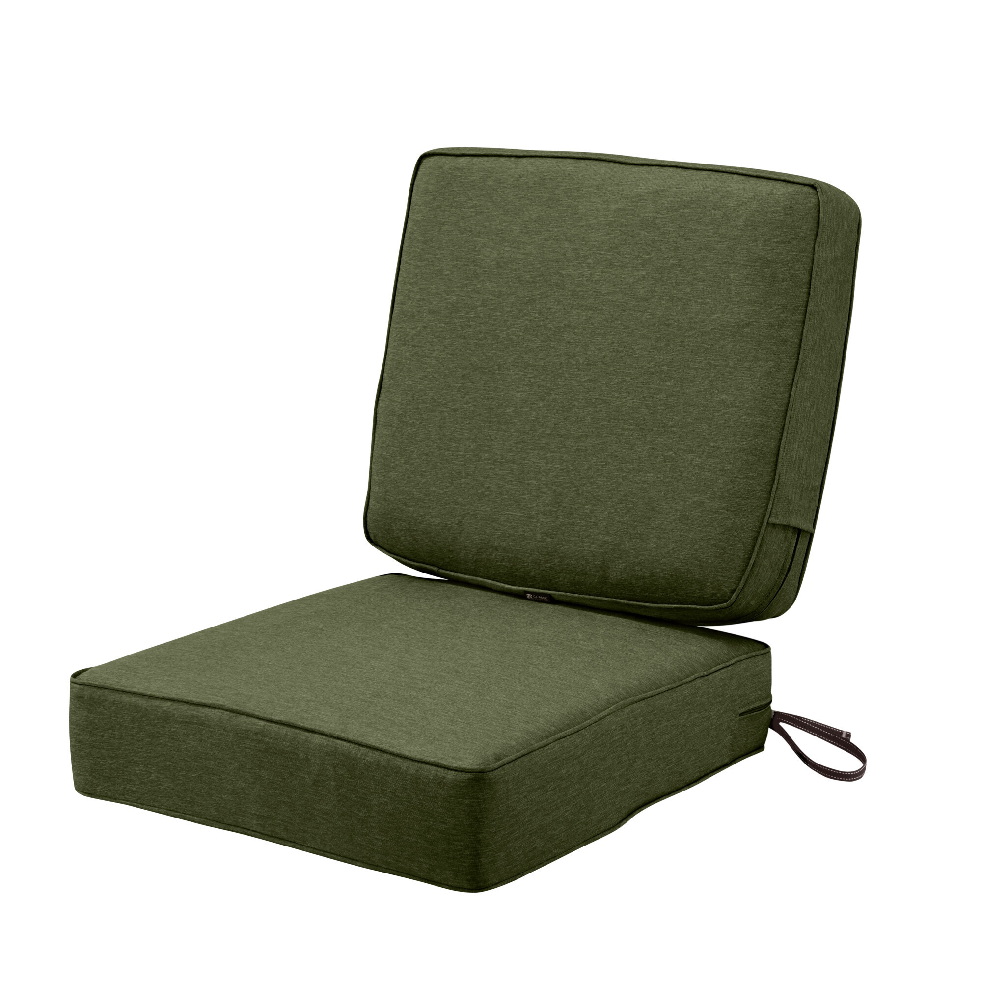 Classic Accessories Montlake FadeSafe Weatherproof Outdoor Chair Cushion — Durable Foam, Fade-Resistant, Model# 62-020-HFERN-SET